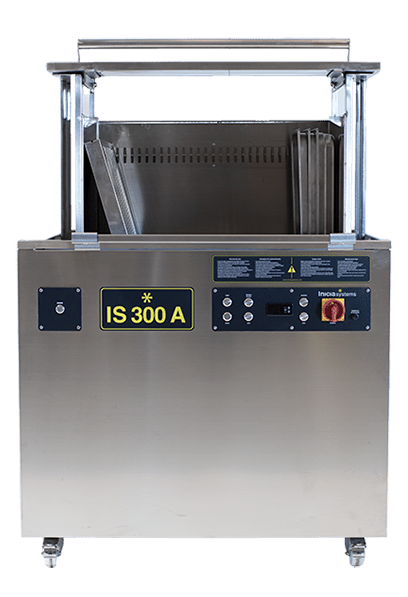 Máquina desengrasante Iniciasystems® para lavar utensilios de cocina por inmersión